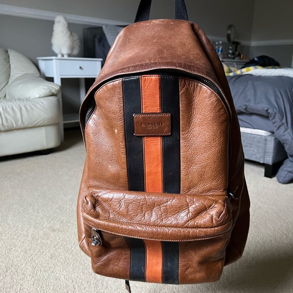 2016 Coach Leather Backpack (Used)